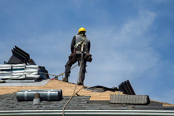 Professional Roofing technician working in Morrisville, PA